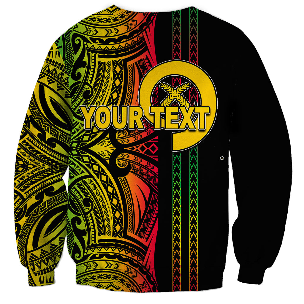Custom Vanuatu Sweatshirt Polynesian Tribal LT6 - Wonder Print Shop