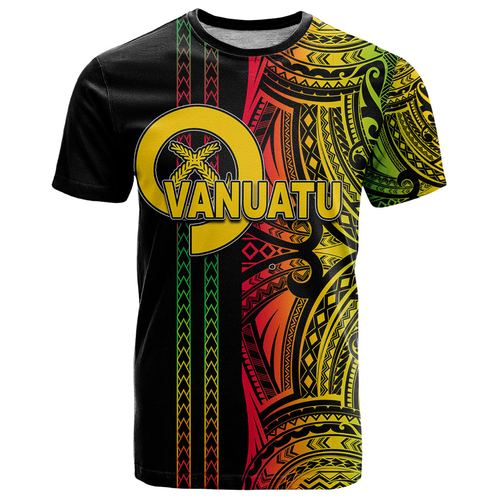Custom Vanuatu T Shirt Polynesian Tribal LT6 - Wonder Print Shop