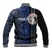 Custom Northern Mariana Islands Baseball Jacket Polynesian Tribal LT6 - Wonder Print Shop