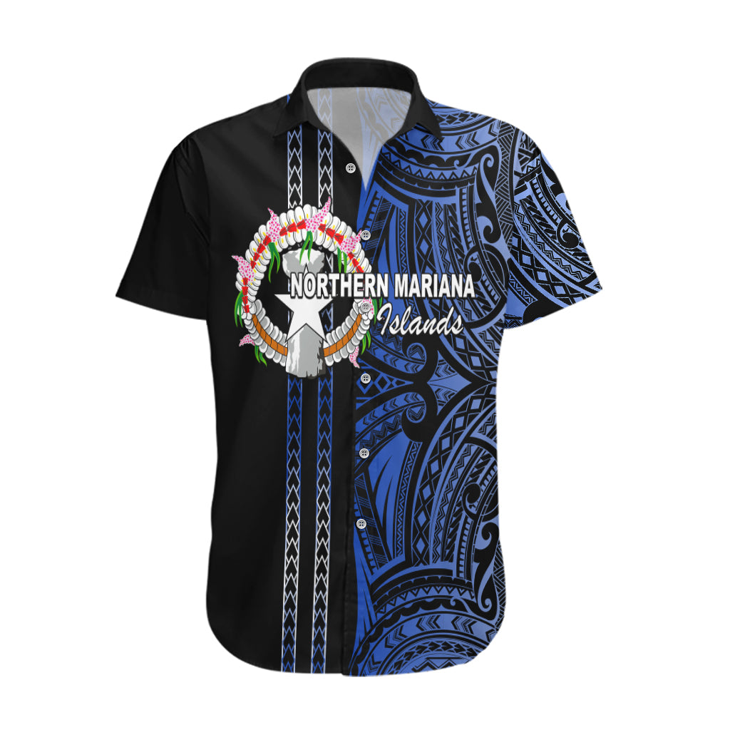 Custom Northern Mariana Islands Hawaiian Shirt Polynesian Tribal LT6 - Wonder Print Shop