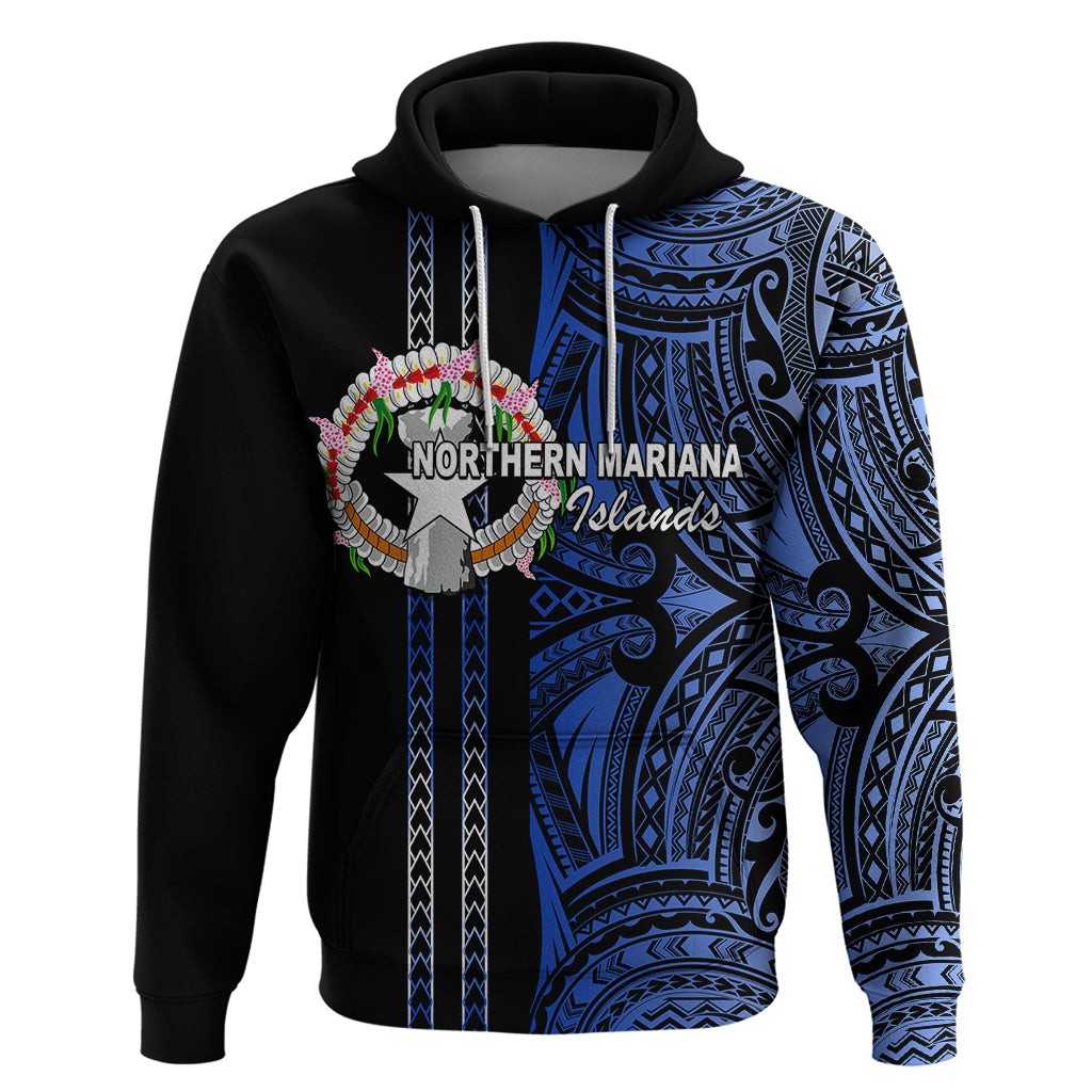 Custom Northern Mariana Islands Hoodie Polynesian Tribal LT6 - Wonder Print Shop