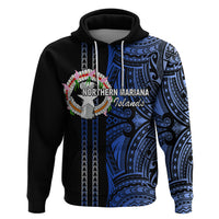 Custom Northern Mariana Islands Hoodie Polynesian Tribal LT6 - Wonder Print Shop