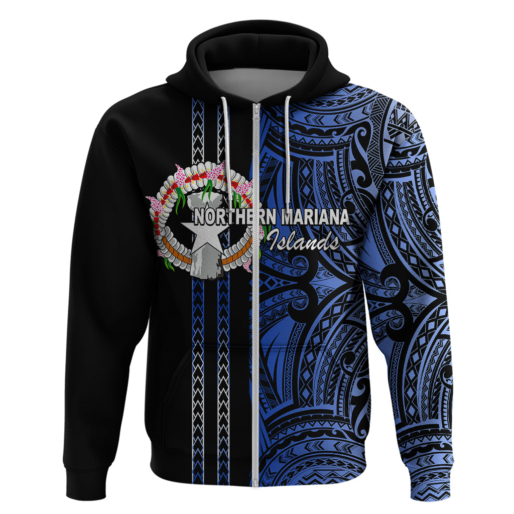 Custom Northern Mariana Islands Hoodie Polynesian Tribal LT6 - Wonder Print Shop