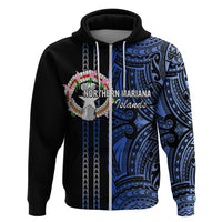 Custom Northern Mariana Islands Hoodie Polynesian Tribal LT6 - Wonder Print Shop