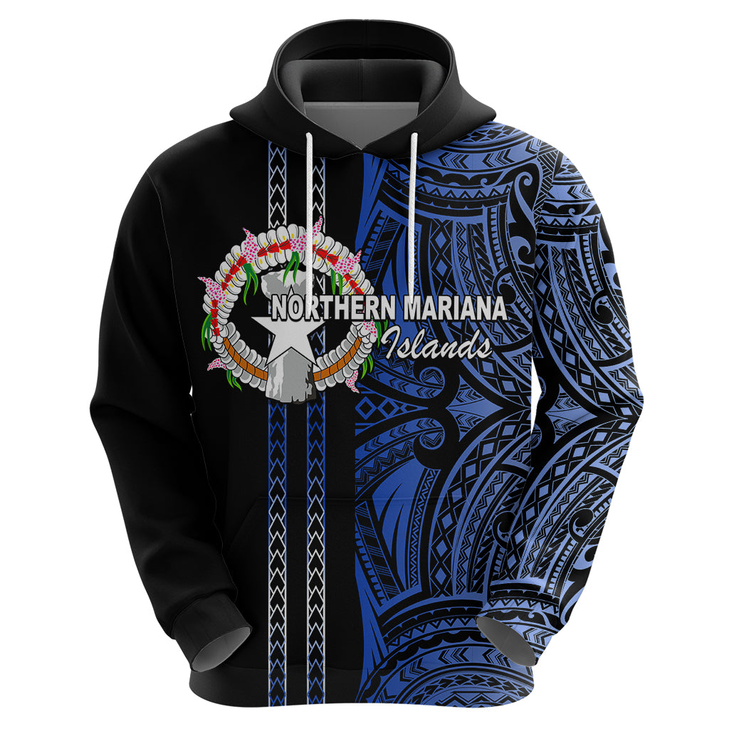 Custom Northern Mariana Islands Hoodie Polynesian Tribal LT6 - Wonder Print Shop