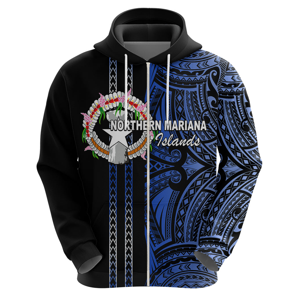 Custom Northern Mariana Islands Hoodie Polynesian Tribal LT6 - Wonder Print Shop