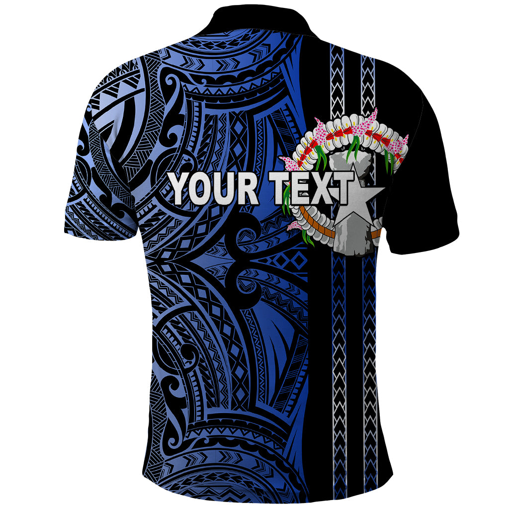 Custom Northern Mariana Islands Polo Shirt Polynesian Tribal LT6 - Wonder Print Shop
