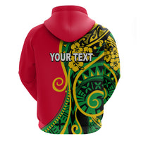 Personalized Vanuatu Hoodie Polynesian Patterns LT6 - Wonder Print Shop