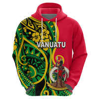 Personalized Vanuatu Hoodie Polynesian Patterns LT6 - Wonder Print Shop