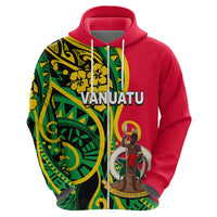 Personalized Vanuatu Hoodie Polynesian Patterns LT6 - Wonder Print Shop