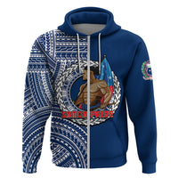 Personalized Samoa Pride Hoodie Polynesian Patterns Blue LT6 - Wonder Print Shop
