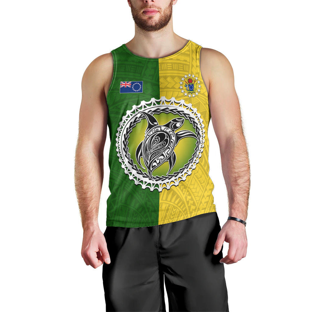 cook-islands-men-tank-top-yellow-green-half-style