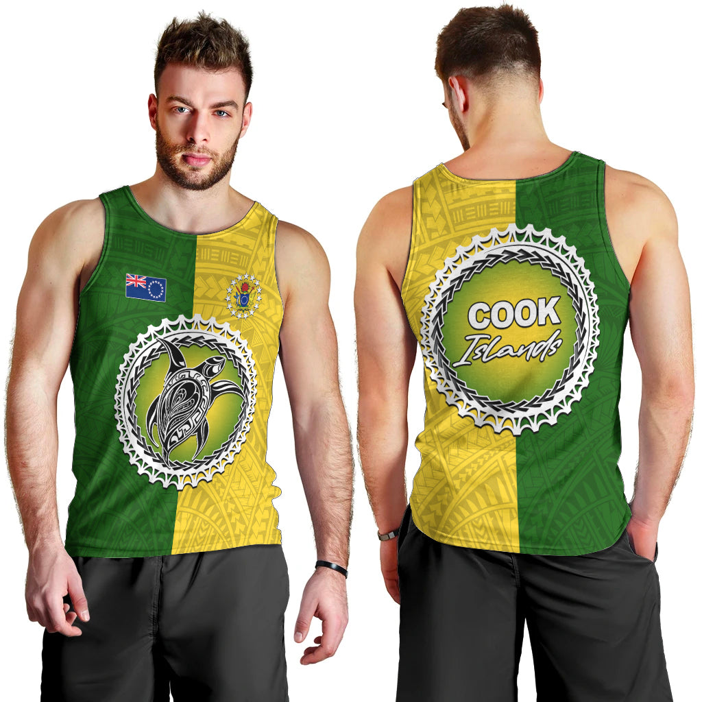 cook-islands-men-tank-top-yellow-green-half-style