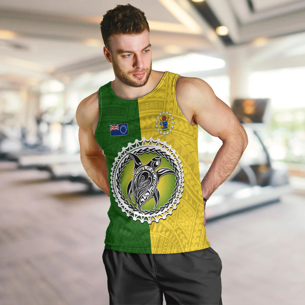 cook-islands-men-tank-top-yellow-green-half-style