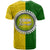 Cook Islands T Shirt Yellow-Green Half Style LT6 - Wonder Print Shop
