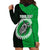 Custom Rarotonga Of Cook Islands Hoodie Dress Mix Half Black LT6 - Wonder Print Shop