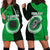 Custom Rarotonga Of Cook Islands Hoodie Dress Mix Half Black LT6 - Wonder Print Shop