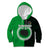 Custom Rarotonga Of Cook Islands Kid Hoodie Mix Half Black LT6 - Wonder Print Shop