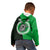 Custom Rarotonga Of Cook Islands Kid Hoodie Mix Half Black LT6 - Wonder Print Shop