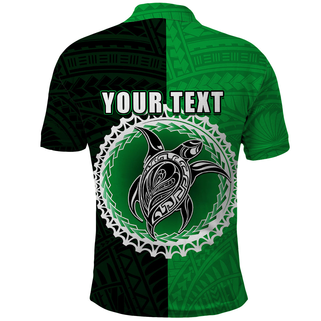 Custom Rarotonga Of Cook Islands Polo Shirt Mix Half Black LT6 - Wonder Print Shop