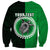 Custom Rarotonga Of Cook Islands Sweatshirt Mix Half Black LT6 - Wonder Print Shop