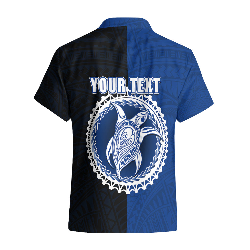 Custom Rakahanga Of Cook Islands Hawaiian Shirt Mix Half Black LT6 - Wonder Print Shop