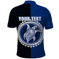 Custom Rakahanga Of Cook Islands Polo Shirt Mix Half Black LT6 - Wonder Print Shop