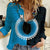 Custom Mauke Of Cook Islands Women Casual Shirt Mix Half Black LT6 - Wonder Print Shop
