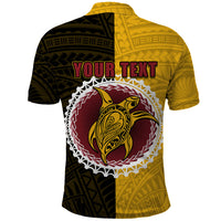 Custom Manihiki Of Cook Islands Polo Shirt Mix Half Black LT6 - Wonder Print Shop