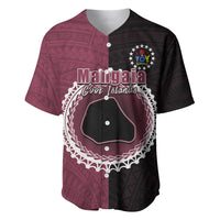 Custom Mangaia Of Cook Islands Baseball Jersey Mix Half Black LT6 - Wonder Print Shop