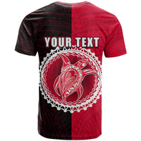 Custom Atiu Of Cook Islands T Shirt Mix Half Black LT6 - Wonder Print Shop