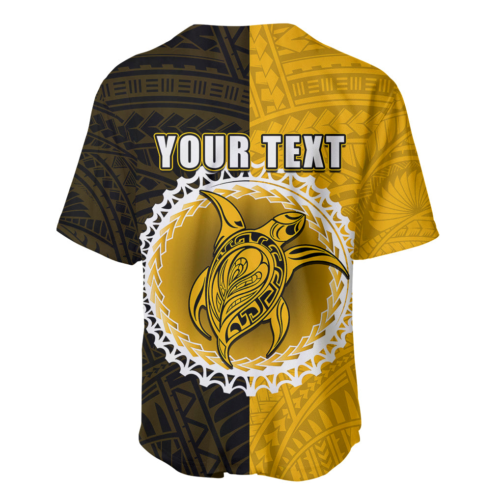 Custom Atutaki Of Cook Islands Baseball Jersey Mix Half Black LT6 - Wonder Print Shop