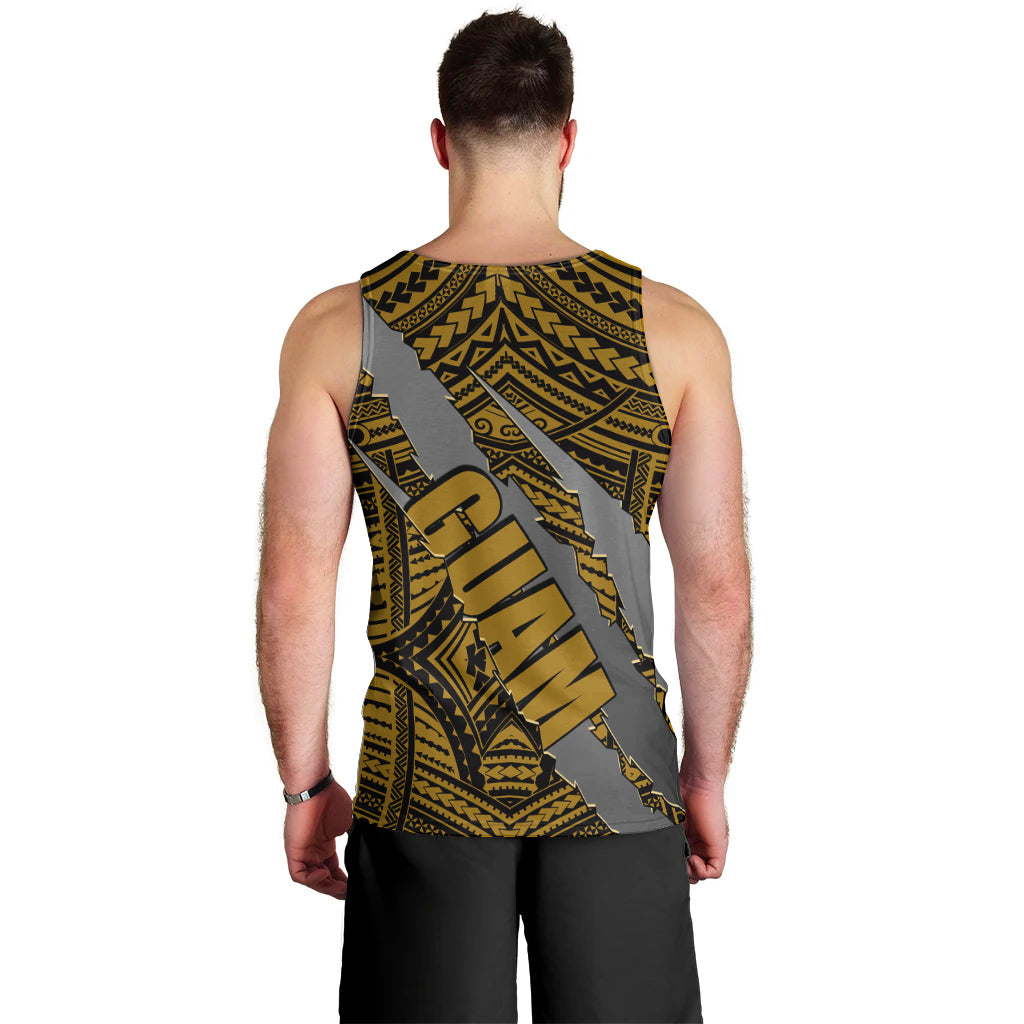 polynesian-guam-men-tank-top-with-coat-of-arms-claws-style-gold