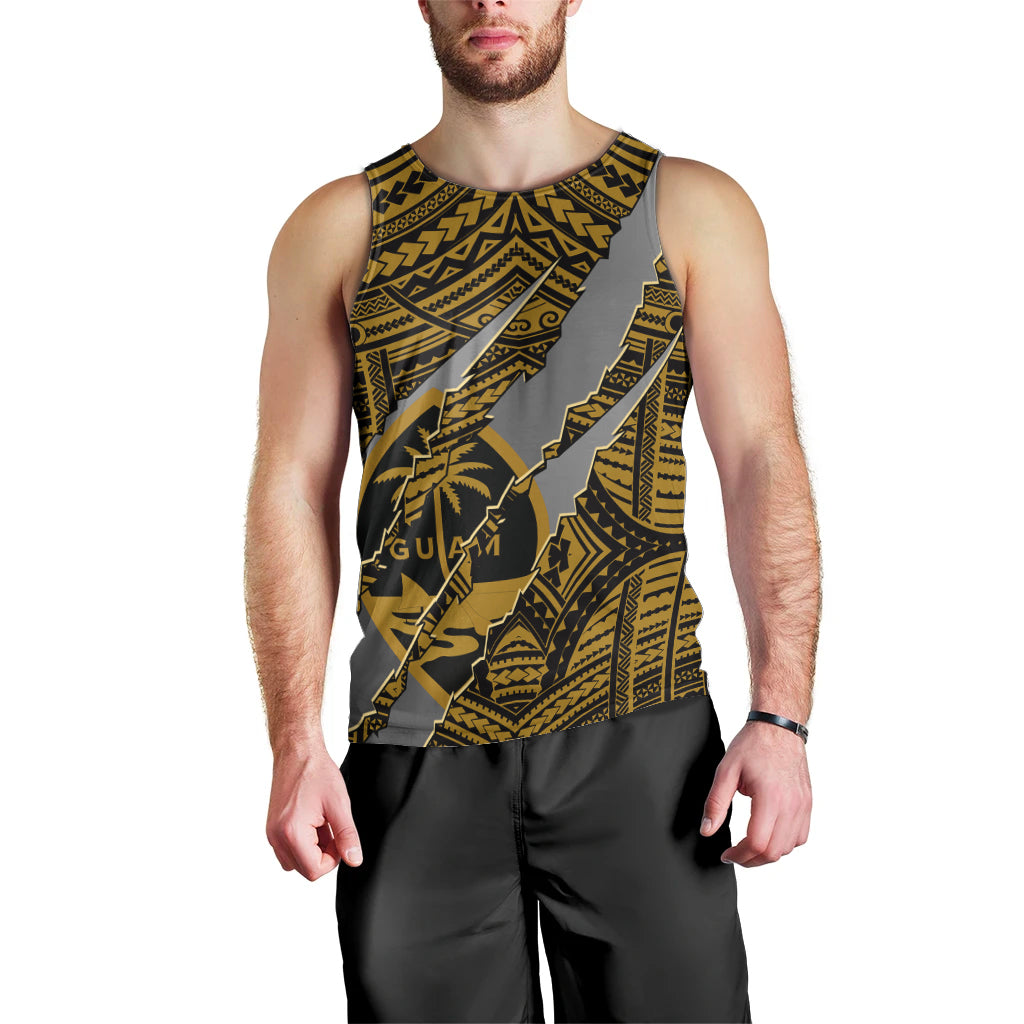 polynesian-guam-men-tank-top-with-coat-of-arms-claws-style-gold