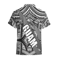 Polynesian Guam Hawaiian Shirt with Coat Of Arms Claws Style - White LT6 - Wonder Print Shop