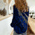 Polynesian Samoa Women Casual Shirt with Coat Of Arms Claws Style - Blue LT6 - Wonder Print Shop