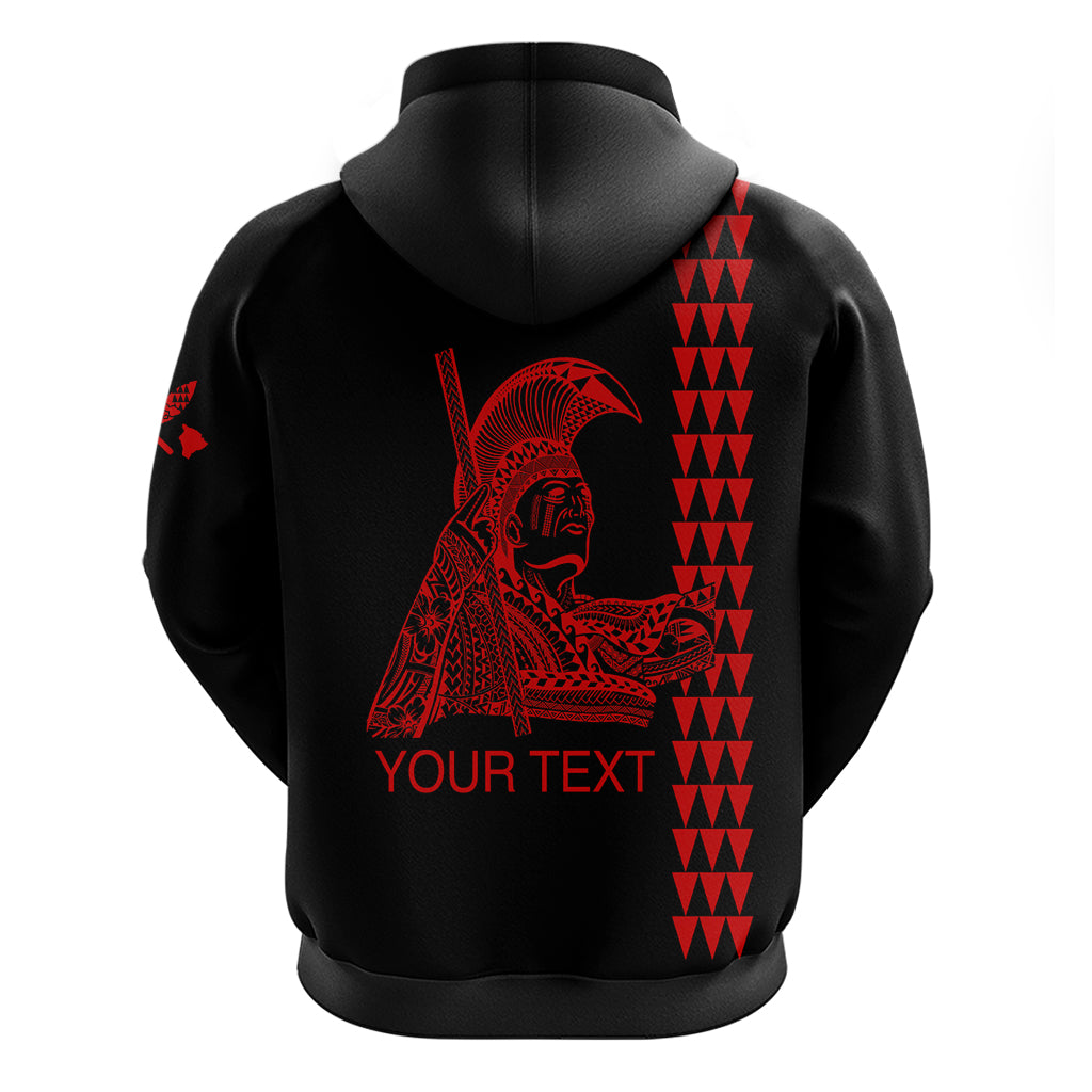 Custom Hawaii Hoodie King Kamehameha Day - Red LT6 - Wonder Print Shop