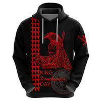 Custom Hawaii Hoodie King Kamehameha Day - Red LT6 - Wonder Print Shop