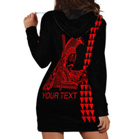 Custom Hawaii Hoodie Dress King Kamehameha Day - Red LT6 - Wonder Print Shop