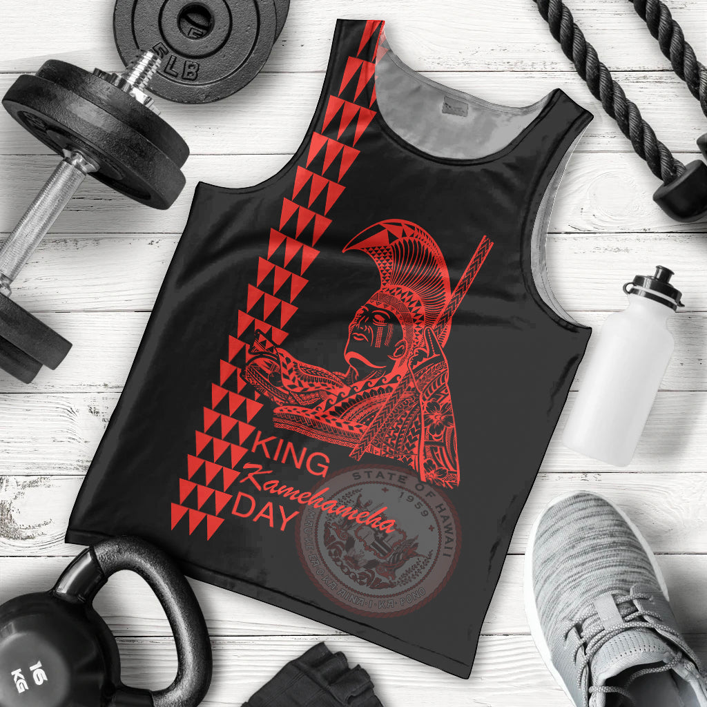 custom-hawaii-men-tank-top-king-kamehameha-day-red