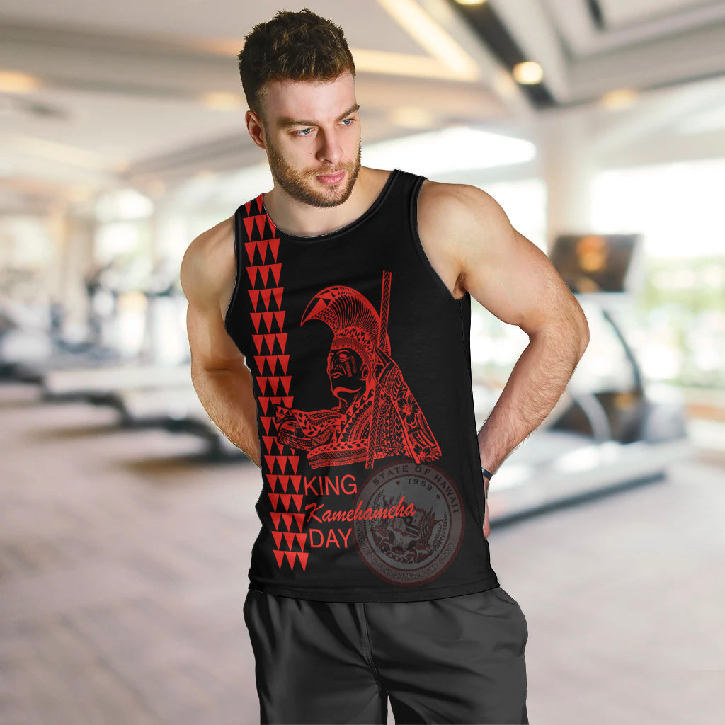 custom-hawaii-men-tank-top-king-kamehameha-day-red