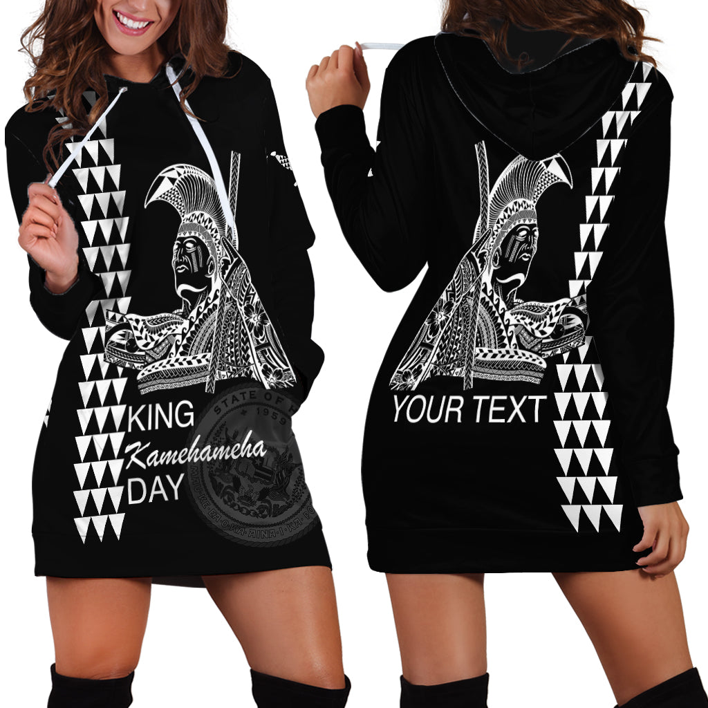 Custom Hawaii Hoodie Dress King Kamehameha Day - White LT6 - Wonder Print Shop