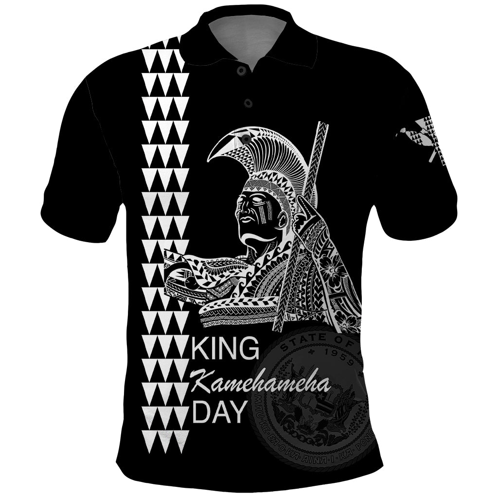 Custom Hawaii Polo Shirt King Kamehameha Day - White LT6 - Wonder Print Shop