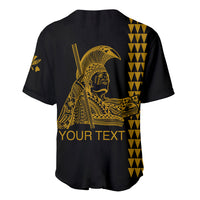 Custom Hawaii Baseball Jersey King Kamehameha Day - Gold LT6 - Wonder Print Shop