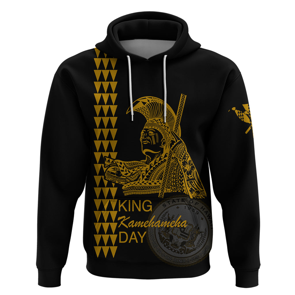 Custom Hawaii Hoodie King Kamehameha Day - Gold LT6 - Wonder Print Shop