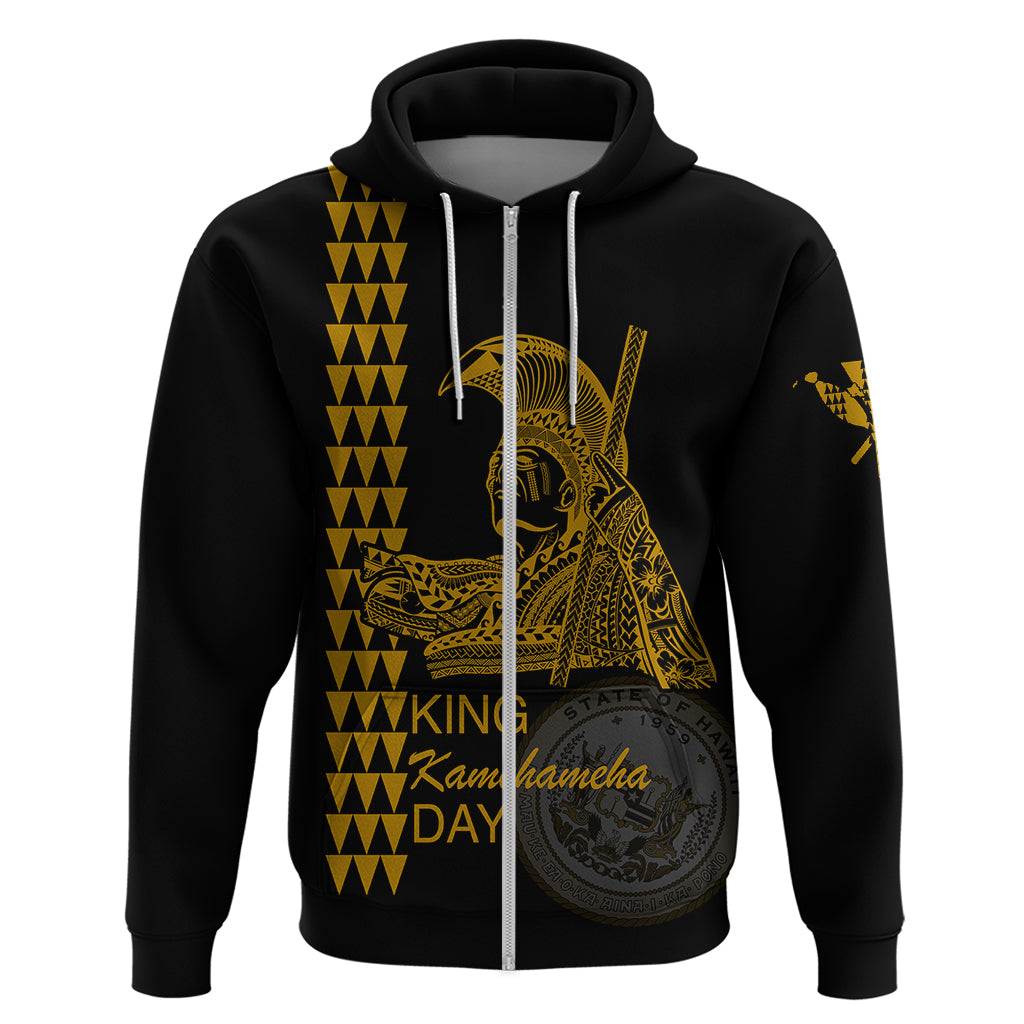 Custom Hawaii Hoodie King Kamehameha Day - Gold LT6 - Wonder Print Shop