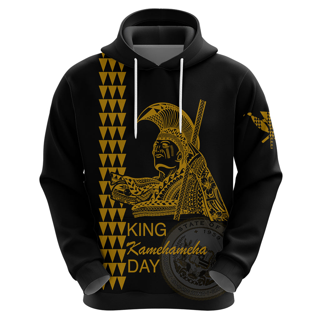 Custom Hawaii Hoodie King Kamehameha Day - Gold LT6 - Wonder Print Shop