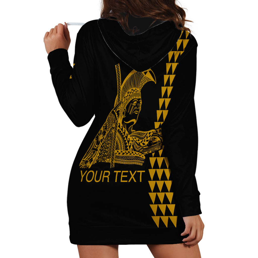 Custom Hawaii Hoodie Dress King Kamehameha Day - Gold LT6 - Wonder Print Shop