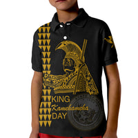 Custom Hawaii Kid Polo Shirt King Kamehameha Day - Gold LT6 - Wonder Print Shop