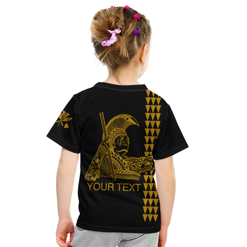Custom Hawaii Kid T Shirt King Kamehameha Day - Gold LT6 - Wonder Print Shop